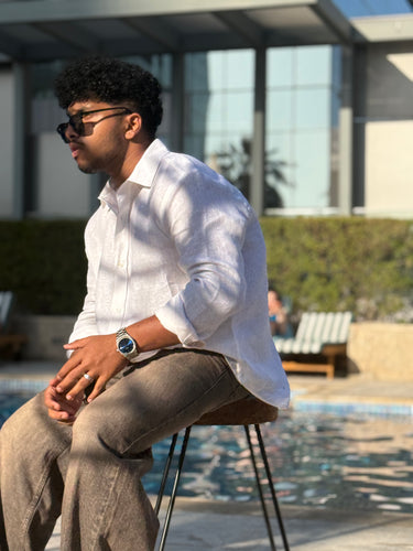Yacht Linen Shirt | Ultra-Lightweight Premium Resort Wear